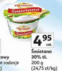Auchan Smietana 30% tł. oferta