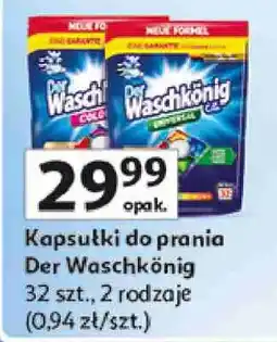 Auchan Kapsułki do prania Der Waschkönig oferta