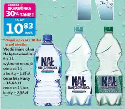 Auchan Woda mineralna Nałęczowianka oferta