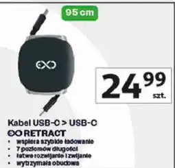 Auchan Kabel USB-C > USB-C RETRACT oferta