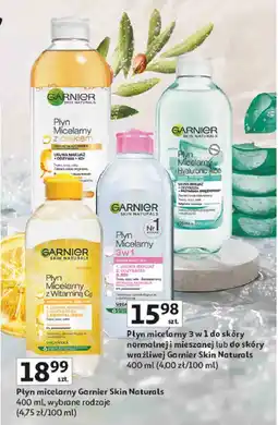 Auchan Płyn micelarny Garnier Skin Naturals oferta