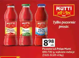 Auchan Passata lub Polpa Mutti oferta