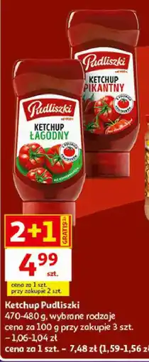 Auchan Ketchup Pudliszki oferta