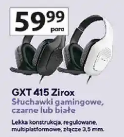 Auchan GXT 415 Zirox Słuchawki gamingowe oferta
