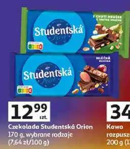 Auchan Czekolada Studentská Orion oferta