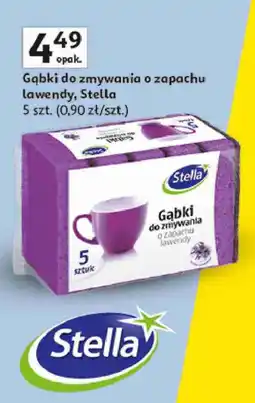 Auchan Gąbki do zmywania o zapachu lawendy Stella oferta
