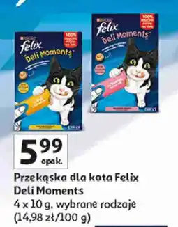Auchan Przekąska dla kota Felix Deli Moments oferta