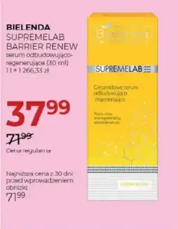 Jawa Drogerie Bielenda Supremelab Barrier Renew serum odbudowująco-regenerujące oferta