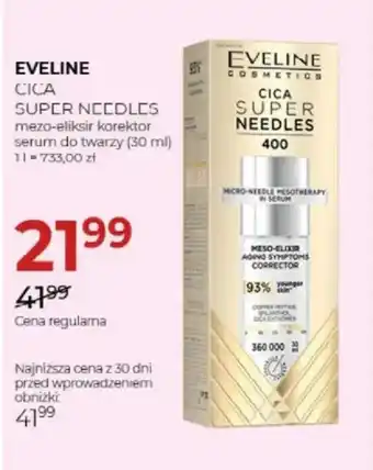 EVELINE CICA SUPER NEEDLES mezo-eliksir korektor serum do twarzy