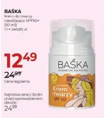 Baśka Krem do twarzy nawilżający SPF50+