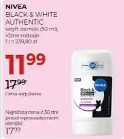 Jawa Drogerie NIVEA Black & White Authentic oferta