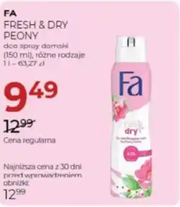 Jawa Drogerie Fa fresh & dry peony oferta