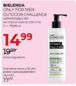 Jawa Drogerie Bielenda ONLY FOR MEN OUTDOOR CHALLENGE odświeżający żel do mycia twarzy oferta