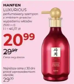 Jawa Drogerie Hanfen luxurious perfumowany szampon z imbirem przeciw wypadaniu włosów oferta