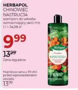 Jawa Drogerie Herbapol Chinowiec Nastrucja szampon do włosów wzmacniający oferta