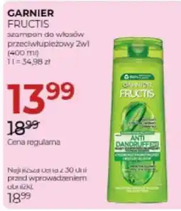Jawa Drogerie Garnier Fructis szampan do włosów przeciwłupieżowy 2w1 oferta