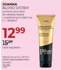 Jawa Drogerie Joanna Blond System Quiltowy Szampon do wlosow blond oferta