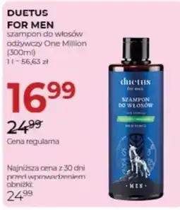 Jawa Drogerie Duetus for Men Szampon do Włosów odżywczy One Million oferta