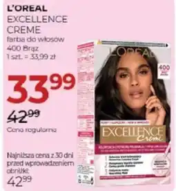 Jawa Drogerie L'Oréal Excellence Crème farba do włosów 400 Brąz oferta