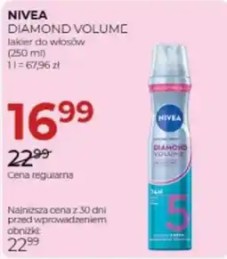 Jawa Drogerie NIVEA DIAMOND VOLUME lakier do włosów oferta