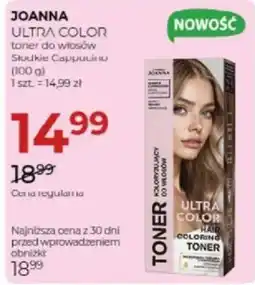 Jawa Drogerie Joanna Ultra Color Toner do włosów Śludkie Cappuccino oferta