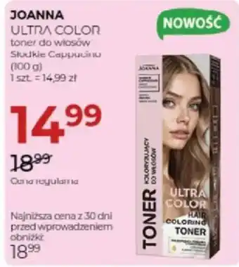 Joanna Ultra Color Toner do włosów Śludkie Cappuccino