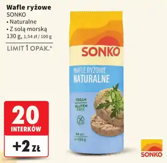 Wafle ryżowe SONKO Naturalne