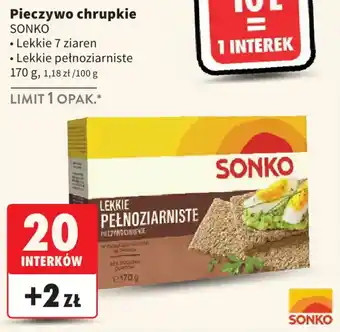 Pieczywo chrupkie SONKO Lekkie pełnoziarniste