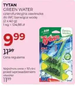 Jawa Drogerie Tytan Green Water czterofunkcyjna zawieszka do WC barwiąca wodą oferta