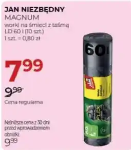 Jawa Drogerie Jan Niezbędny Magnum worki na śmieci z taśmą oferta
