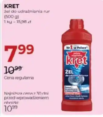 Żel do udrażniania rur Kret