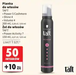 Intermarche Pianka do włosów TAFT Power 5 Cashmere oferta