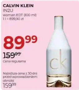 Jawa Drogerie Calvin Klein IN2U woman EDT oferta