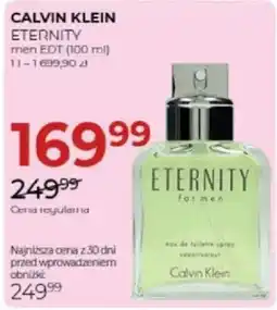 Jawa Drogerie Calvin Klein Eternity for men oferta