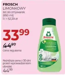 Jawa Drogerie Żel do zmywarek Limonkowy Frosch oferta