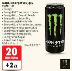 Intermarche Napój energetyzujący MONSTER oferta