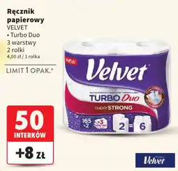 Intermarche Ręcznik papierowy Velvet Turbo Duo oferta