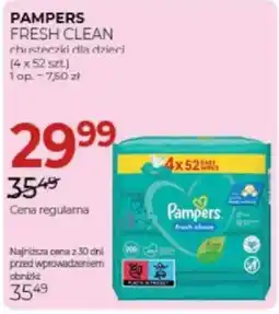 Jawa Drogerie Pampers Fresh Clean chusteczki dla dzieci oferta