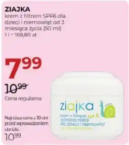 Jawa Drogerie ZIAJKA krem z filtrem SPF6 dla dzieci i niemowląt od 3 miesięcy życia oferta
