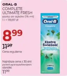 Jawa Drogerie Oral-B Complete Ultimate Fresh oferta