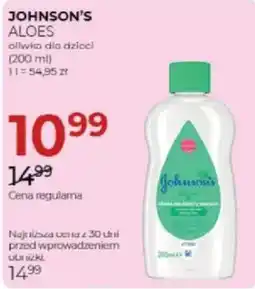 Jawa Drogerie Johnson's Aloes oliwa dla dzieci oferta