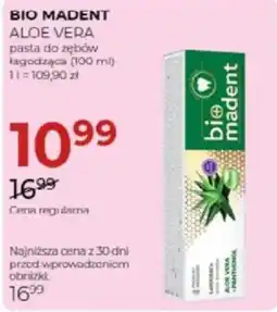 Jawa Drogerie Bio madent aloe vera pasta do zębów łagodząca oferta