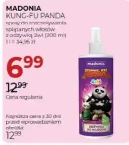 Jawa Drogerie Madonia Kung-Fu Panda spray do rozczesywania splątanych włosów z odżywką 2w1 oferta