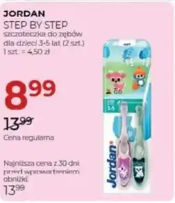 Jawa Drogerie Jordan step by step szczoteczka do zębów dla dzieci 3-5 lat oferta