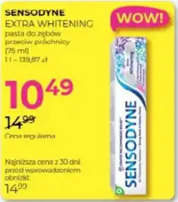 Jawa Drogerie Sensodyne Extra Whitening pasta do zębów przeciw próchnicy oferta