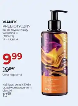 Jawa Drogerie Vianek Prebiotyczny żel do mycia twarzy witamina C oferta