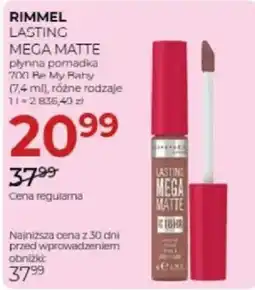 Jawa Drogerie Rimmel Lasting Mega Matte oferta