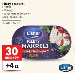 Intermarche Filety z makreli Lisner oferta