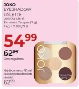 Jawa Drogerie JOKO EYESHADOW PALETTE oferta