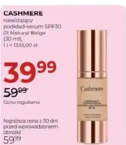 Jawa Drogerie Cashmere nawilżający podkład-serum spf30 oferta